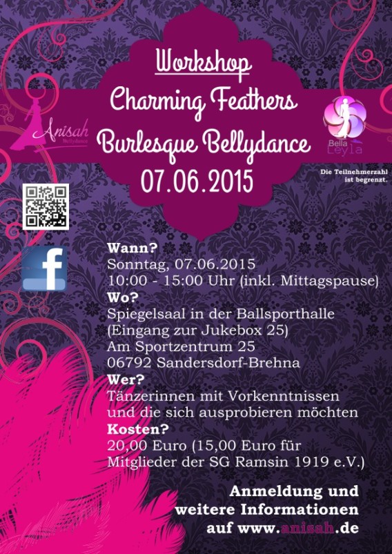 Workshop "Charming Feathers" (Federfächer) am 07.06.2015