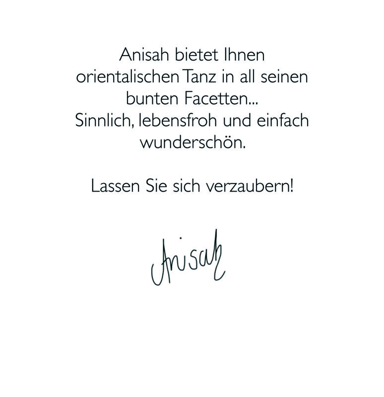 Anisah Werbeheft 09/2014